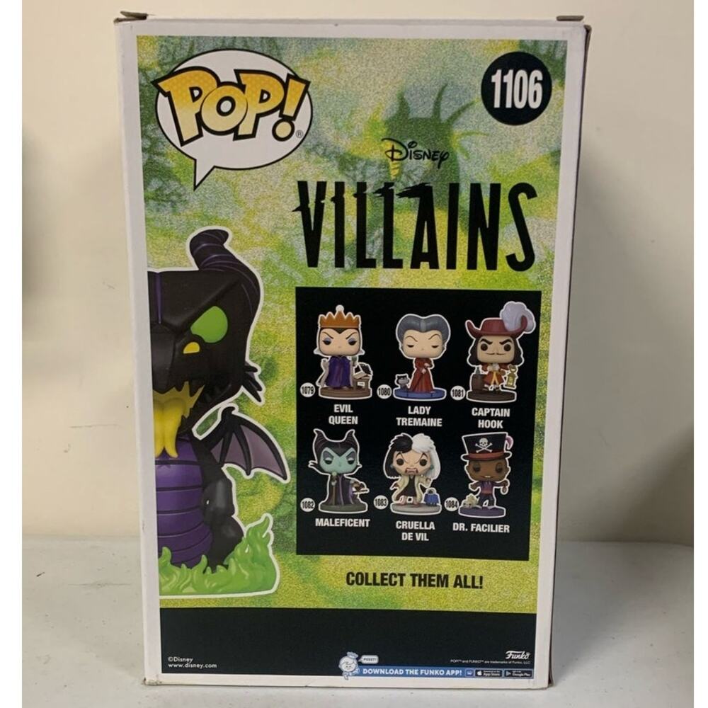 Funko Pop Jumbo: Villains - Maleficent Dragon, 10" - Picture 2 of 5